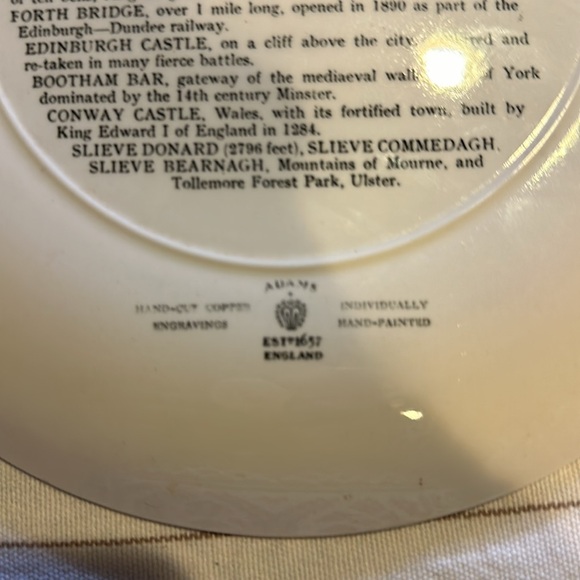 Vintage Adams London Souvenir plate - Picture 3 of 5